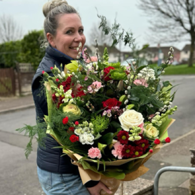 Blow your socks off! - This is an absolute stunner of a bouquet with the freshest Roses, Lily’s, Orchids and complimentary blooms. Guaranteed to blow their socks off!