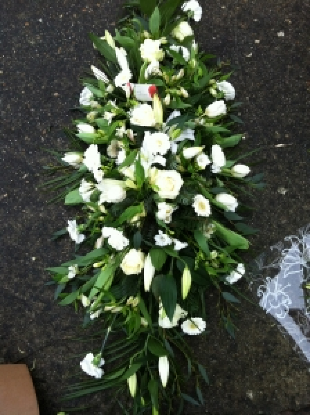 traditional coffin spray