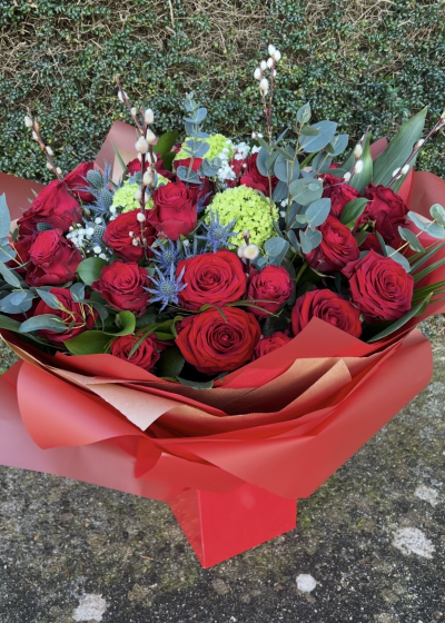 24 Reasons why I Love You - X24 Luxurious Red Roses wrapped beautifully up and presented in a box